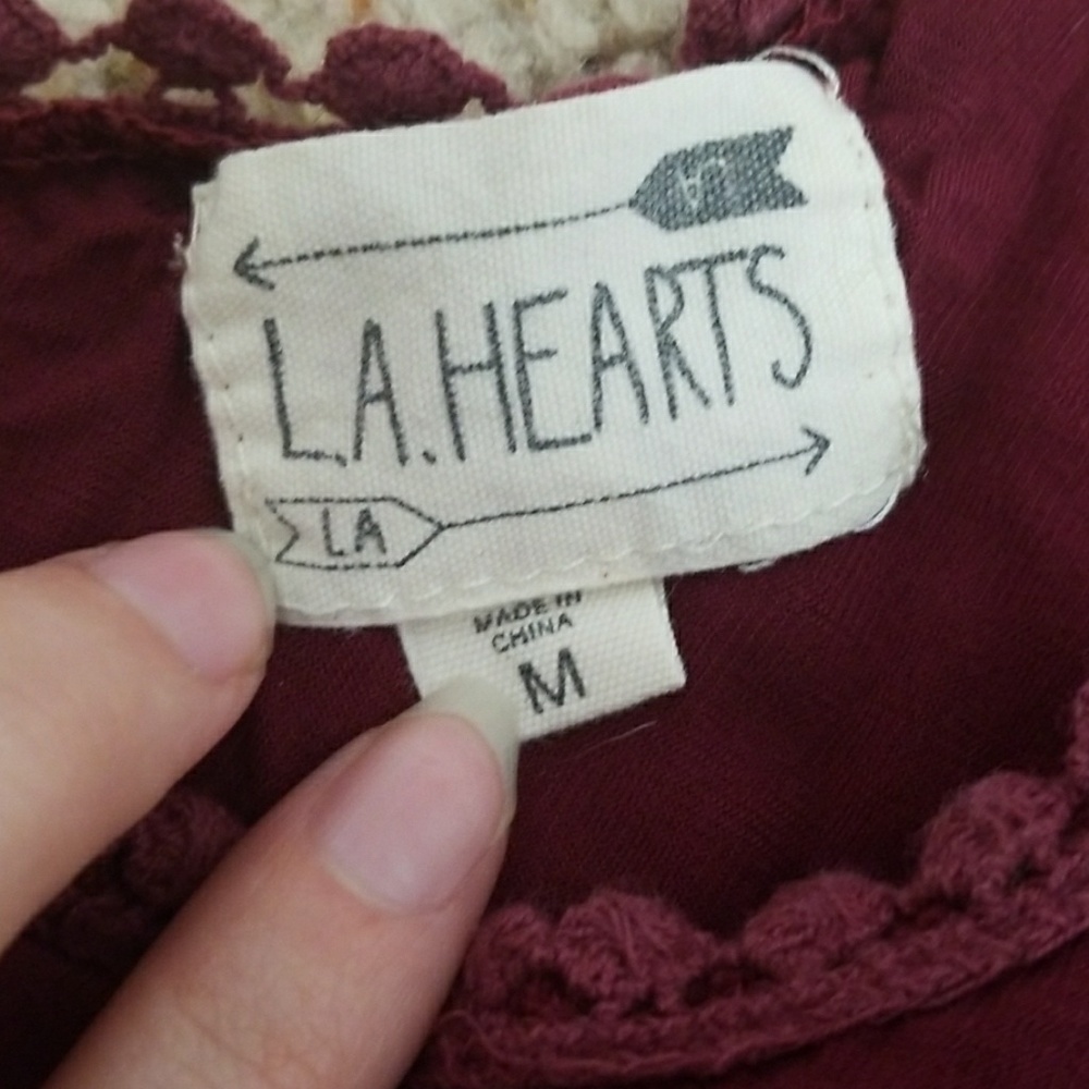 Maroon crop top - Picture 2 of 2